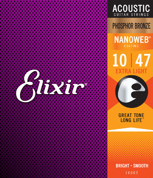 Elixir Extra Light 10-47 NANOWEB za akustičnu
