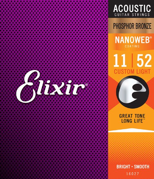 Elixir Custom Light 11-52 NANOWEB za akustičnu