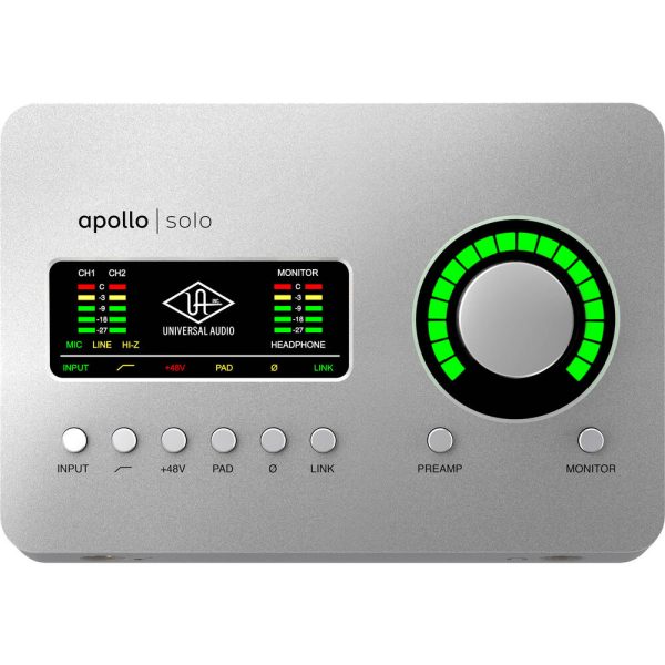 UAD Apollo Solo Thunderbolt 3 Heritage Edition: desktop audio intefejs