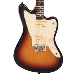 Vintage V65HTSB ReIssued Hard Tail Tobacco Sunburst električna gitara - ReIssued serija Vintage električna gitara predstavlja višedecenijsku zaostavštinu kultnih modela, a u slučaju V65 to je legendarni Jazzmaster oblik. Artist d.o.o. prodavnice Banjaluka, Sarajevo - Bosna i Hercegovina