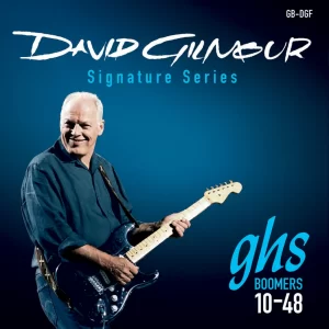 Žice za električnu gitaru dimenzija koju David Gilmour koristi za svoj Stratocaster model, Boomers, GB-DGF Set, David Gilmour Sig, Blue, 11-48