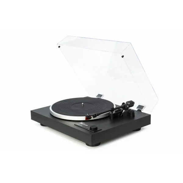 Turntable manual gramofon, remenski pogon, Ortofon 2M Red zvučnica, MM Phono predpojačalo, Line i Phono out izlazi, aluminijumski tanjir, ravna alu ručka, MDF baza sa poboljšanim prigušenjem vibracija i rezonanci. Prodaja Artist d.o.o. Banja Luka, Sarajevo, Doboj - Bosna i Hercegovina