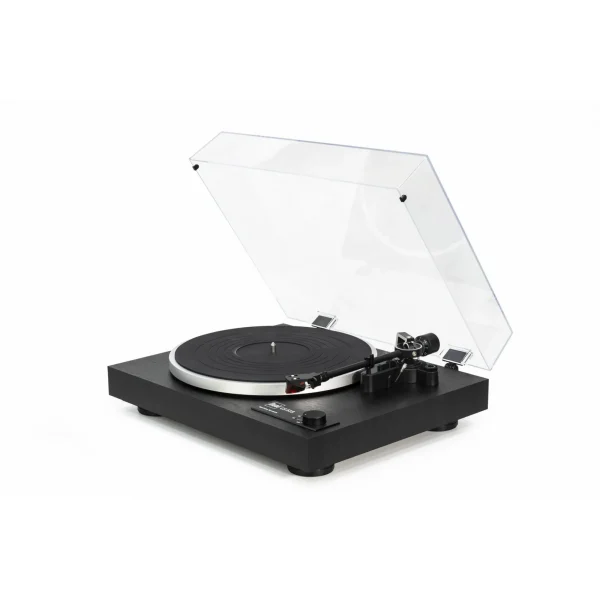 Turntable manual gramofon, remenski pogon, Ortofon 2M Red zvučnica, MM Phono predpojačalo, Line i Phono out izlazi, aluminijumski tanjir, ravna alu ručka gimbal montaža sa pivot kugličnim ležajevima, MDF baza sa poboljšanim prigušenjem vibracija i rezonanci. Prodaja Artist d.o.o. Banja Luka, Sarajevo, Doboj - Bosna i Hercegovina