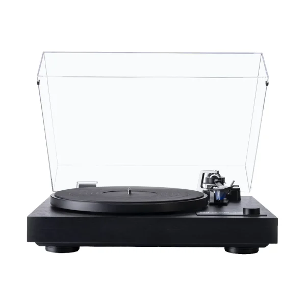 Turntable gramofon, direct drive pogon, Ortofon 2M Blue zvučnica, MM Phono predpojačalo, Line i Phono out izlazi, aluminijumski tanjir, ravna alu ručka gimbal montaža sa pivot kugličnim ležajevima, MDF baza sa poboljšanim prigušenjem vibracija i rezonanci. Prodaja Artist d.o.o. Banja Luka, Sarajevo, Doboj