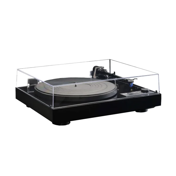 Turntable gramofon, direct drive pogon, Ortofon 2M Blue zvučnica, MM Phono predpojačalo, Line i Phono out izlazi, aluminijumski tanjir, ravna alu ručka gimbal montaža sa pivot kugličnim ležajevima, MDF baza sa poboljšanim prigušenjem vibracija i rezonanci. Prodaja Artist d.o.o. Banja Luka, Sarajevo, Doboj - Bosna i Hercegovina