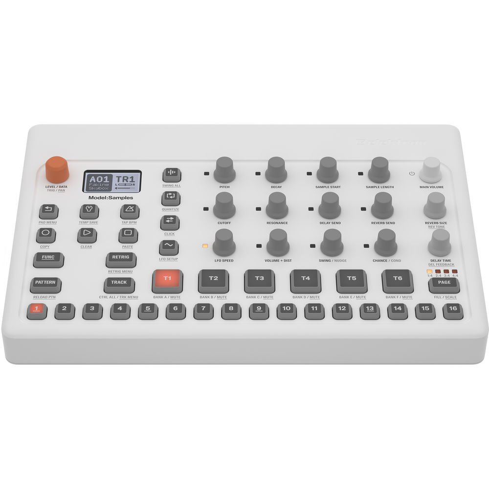 6-Track Groovebox i Sampler sa 6 audio/MIDI traka, velocity padovima i ugrađenim efektima za kreiranje muzike i ritmova. Prodaja Artist d.o.o. Banja Luka, Sarajevo