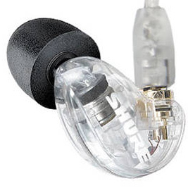 Shure SE215-CL-left clear
