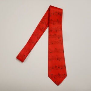 Kravata Bach note crvena FK1614