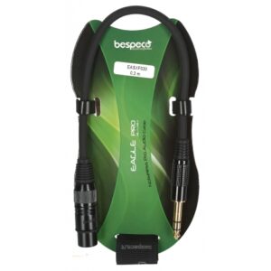 Bespeco EASXF030 mik kabl XLR-?/Stereo jack 0,3 met