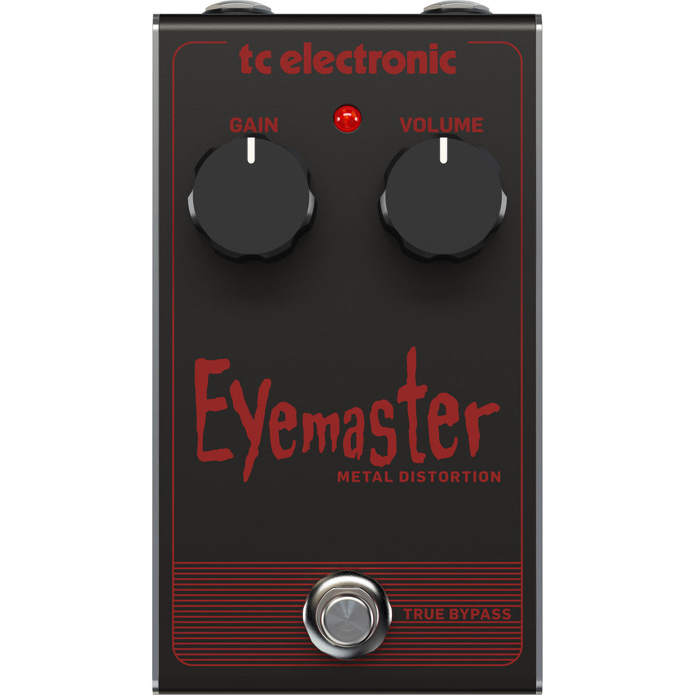 Efekt pedala tc electronic Eyemaster Metal Distortion death metal zvuka  sa jednostavnim kontrolama. Prodaja Artist d.o.o. prodavnice Banja Luka, Sarajevo.