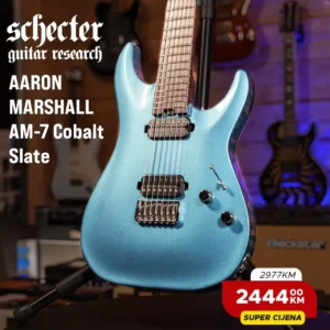 Schecter AARON MARSHALL AM-7 Cobalt Slate sedmožičana gitara
