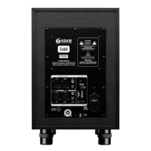 Adam Professional Audio Sub8 kompaktni aktivni 8.5-inčni studijski subwoofer sa RCA i XLR konekcijama i daljinskim upravljačem, Prodaja Artist d.o.o. Banja Luka, Sarajevo