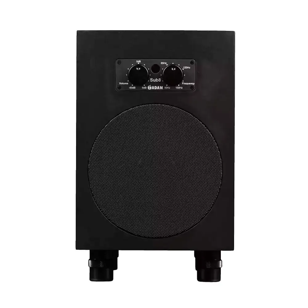 Adam Professional Audio Sub8 kompaktni aktivni 8.5-inčni studijski subwoofer sa RCA i XLR konekcijama i daljinskim upravljačem, Prodaja Artist d.o.o. Banja Luka, Sarajevo