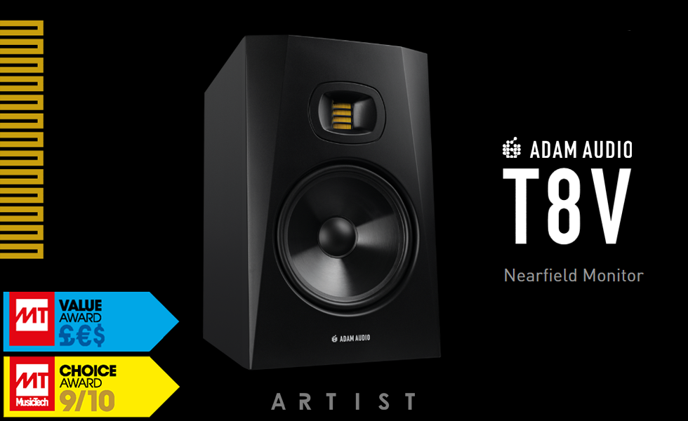 Adam Professional Audio T8V T-Series aktivni studijski monitor 8 inča – Artist d.o.o. Banja Luka, Sarajevo