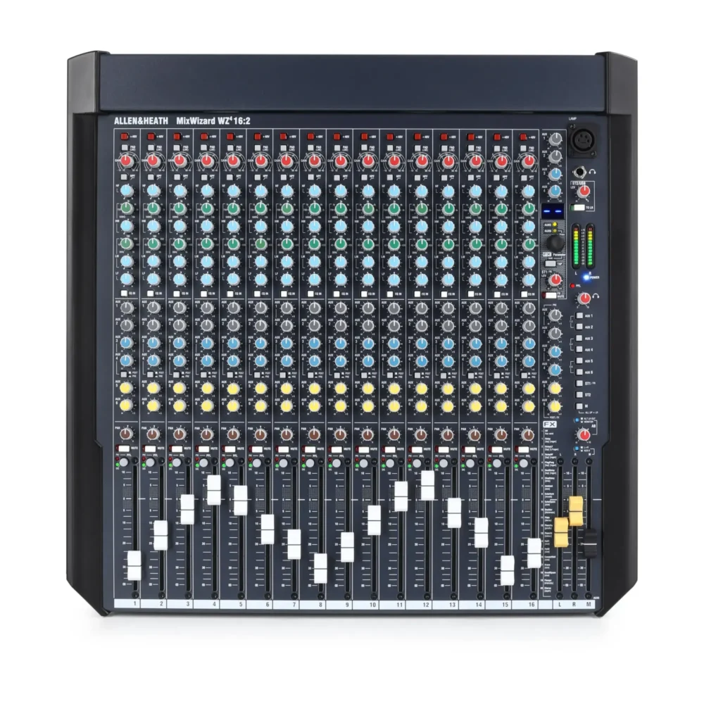 Allen & Heath WZ4 16:2 kombinuje visok kvalitet zvuka, fleksibilnost i robustan dizajn, što ga čini odličnim izborom za profesionalne muzičare i tonske tehničare. Prodaja: Artist d.o.o. Banja Luka, Sarajevo