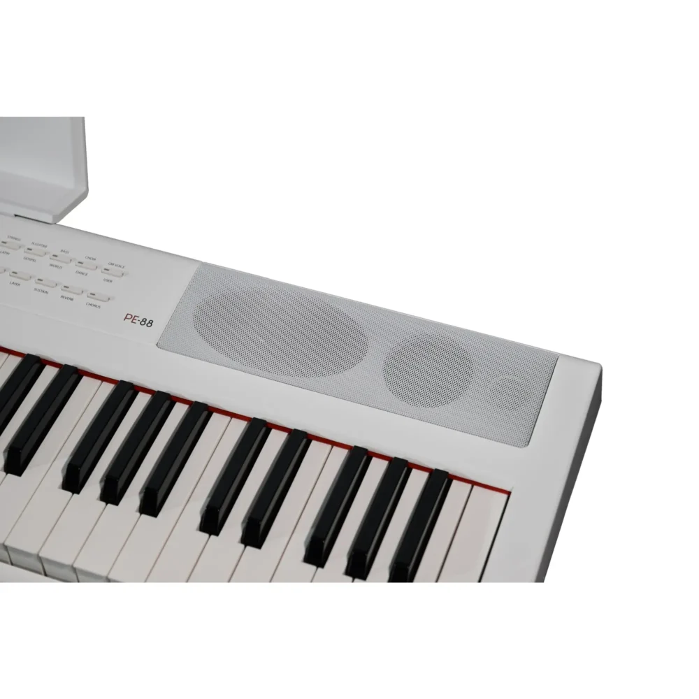 Artesia PE-88, digitalni klavir, prenosiva klavijatura, 88 dirki klavijatura, aranžerska klavijatura, Artesia piano, električni klavir sa ritmovima, digitalni klavir na baterije. Prodaja u Artist d.o.o. prodavnicama Banja Luka, Sarajevo.