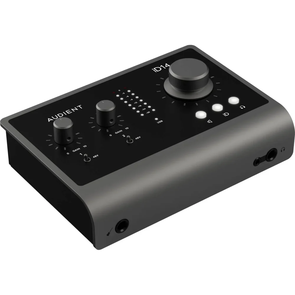 Audient iD14 MKII USB-C audio interfejs sa ADAT ulazom i Class-A preampovima. Prodaja Artist d.o.o. Banja Luka, Sarajevo