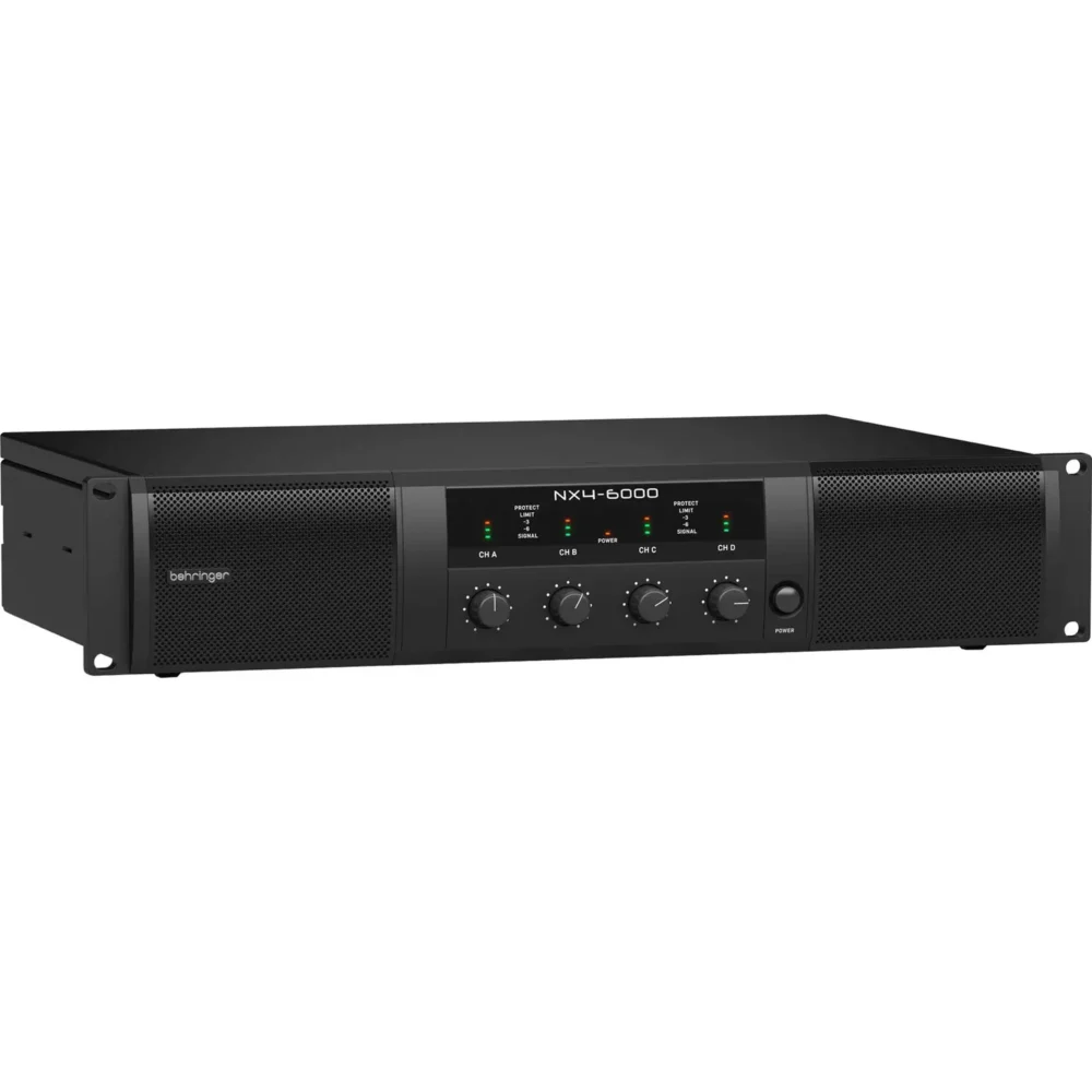 Behringer NX4-6000 profesionalno 4-kanalno pojačalo 6000W sa SmartSense funkcijom. Prodaja Artist d.o.o. Banja Luka, Sarajevo, Doboj