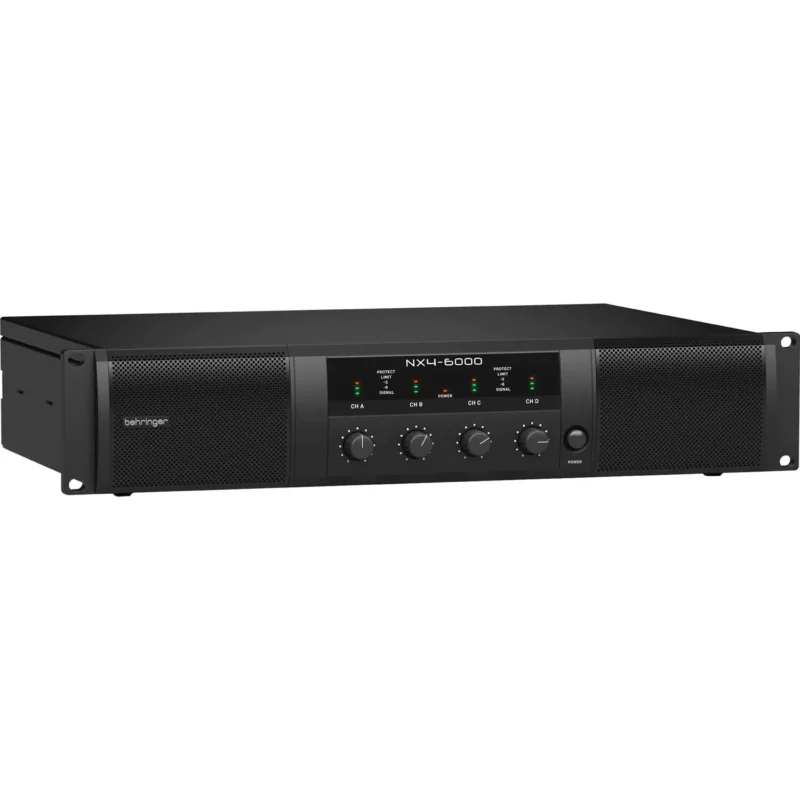 Behringer NX4-6000 profesionalno 4-kanalno pojačalo 6000W sa SmartSense funkcijom. Prodaja Artist d.o.o. Banja Luka, Sarajevo, Doboj