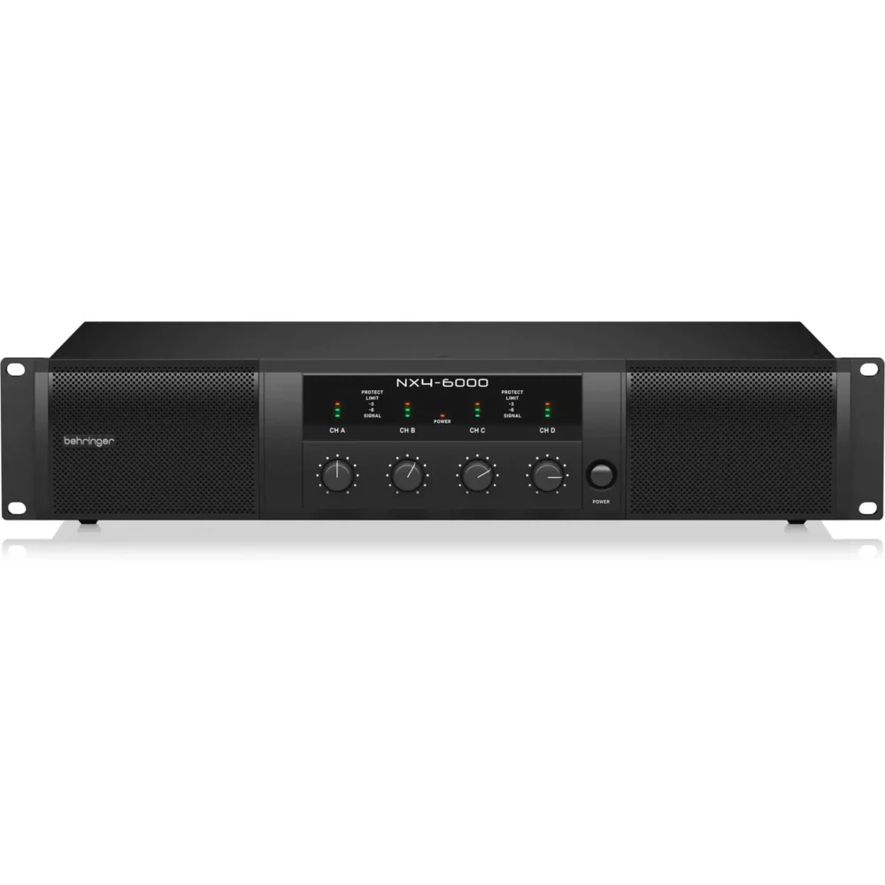 Behringer NX4-6000 profesionalno 4-kanalno pojačalo 6000W sa SmartSense funkcijom. Prodaja Artist d.o.o. Banja Luka, Sarajevo, Doboj