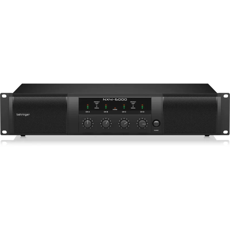 Behringer NX4-6000 profesionalno 4-kanalno pojačalo 6000W sa SmartSense funkcijom. Prodaja Artist d.o.o. Banja Luka, Sarajevo, Doboj