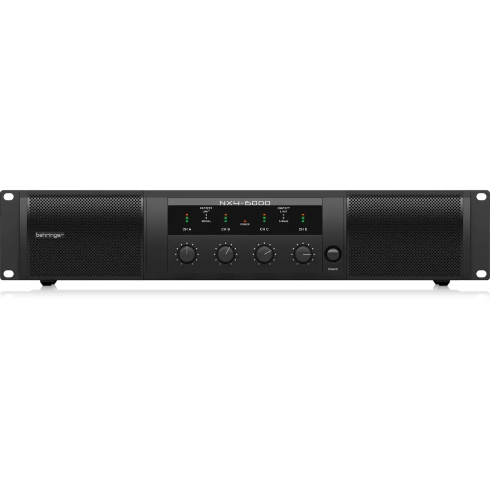 Behringer NX4-6000 profesionalno 4-kanalno pojačalo 6000W sa SmartSense funkcijom. Prodaja Artist d.o.o. Banja Luka, Sarajevo, Doboj