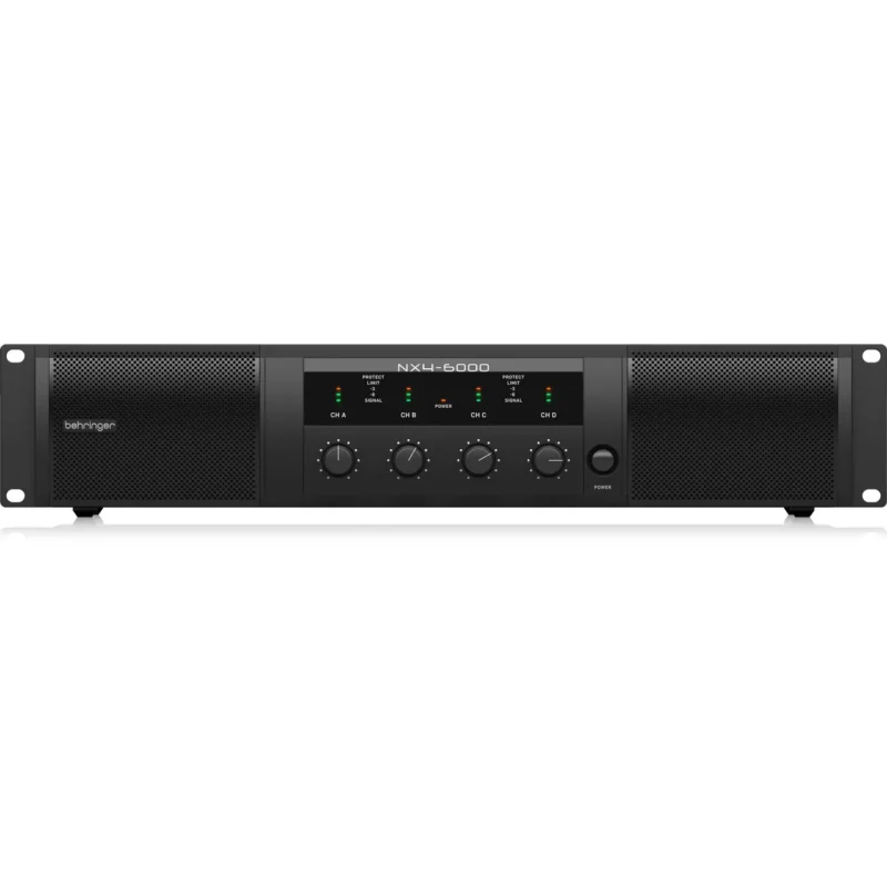 Behringer NX4-6000 profesionalno 4-kanalno pojačalo 6000W sa SmartSense funkcijom. Prodaja Artist d.o.o. Banja Luka, Sarajevo, Doboj