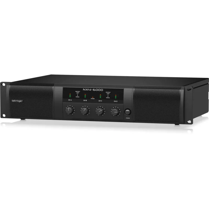Behringer NX4-6000 profesionalno 4-kanalno pojačalo 6000W sa SmartSense funkcijom. Prodaja Artist d.o.o. Banja Luka, Sarajevo, Doboj