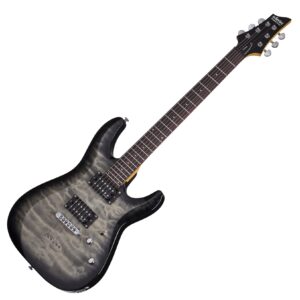 Schecter C-6 Plus Charcoal Burst 446 električna gitara