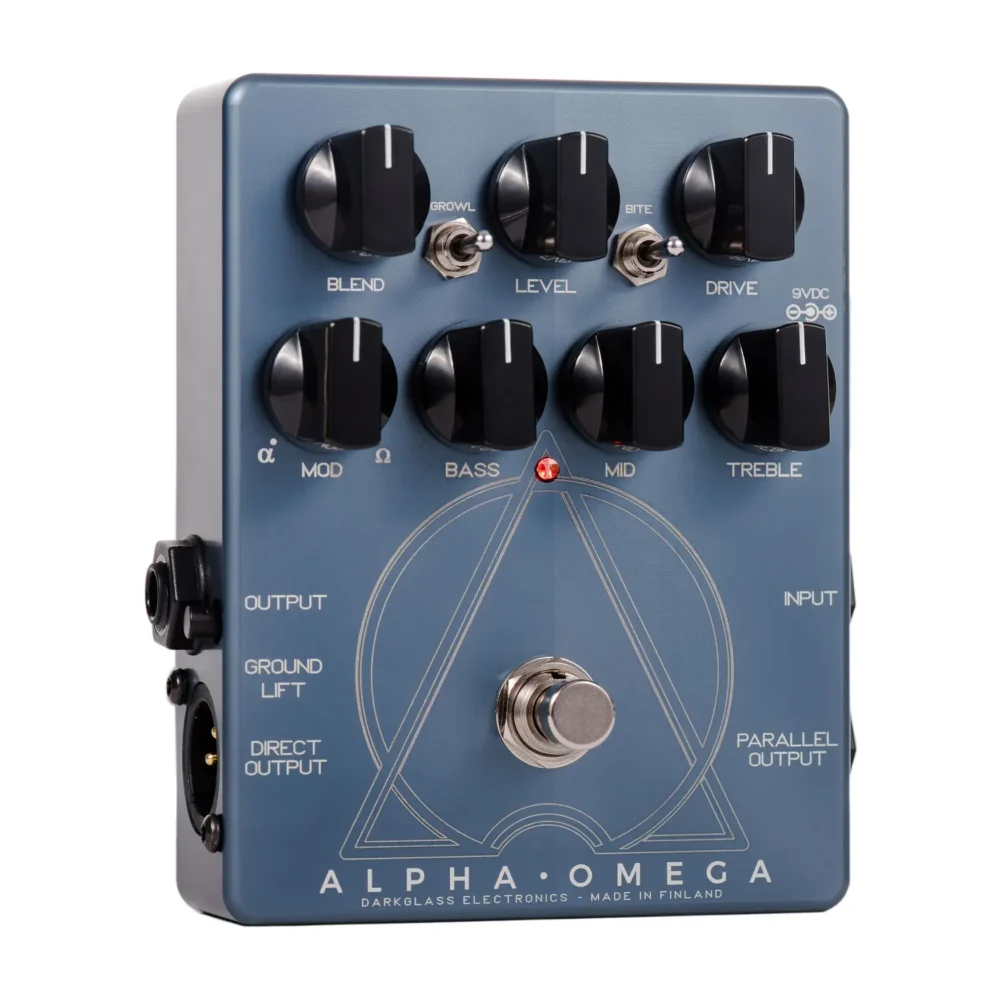 Darkglass Alpha·Omega bas distorzija pedala sa dual kanalima i XLR izlazom - Prodaja Artist d.o.o. Banja Luka, Sarajevo