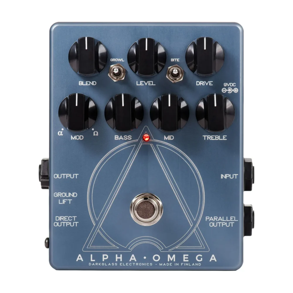 Darkglass Alpha·Omega bas distorzija pedala sa dual kanalima i XLR izlazom - Prodaja Artist d.o.o. Banja Luka, Sarajevo