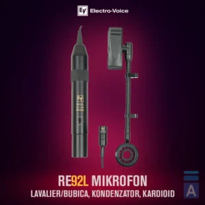Electro-Voice RE92L kondenzatorski lavalier/bubica mikrofon XLR