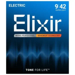 Elixir žice za električnu 09-42 Super Light  NANOWEB