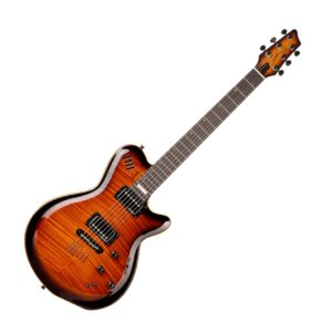 Godin LGX-SA Cognac Burst Flame AA + torba