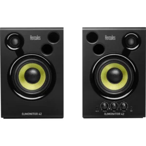 Hercules DJMonitor 42 aktivni multimedijalni zvučnici sa 4" wooferima i RCA ulazima. Prodaja Artist d.o.o. Banja Luka, Sarajevo.