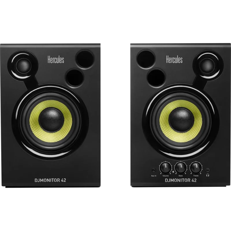 Hercules DJMonitor 42 aktivni multimedijalni zvučnici sa 4" wooferima i RCA ulazima. Prodaja Artist d.o.o. Banja Luka, Sarajevo.
