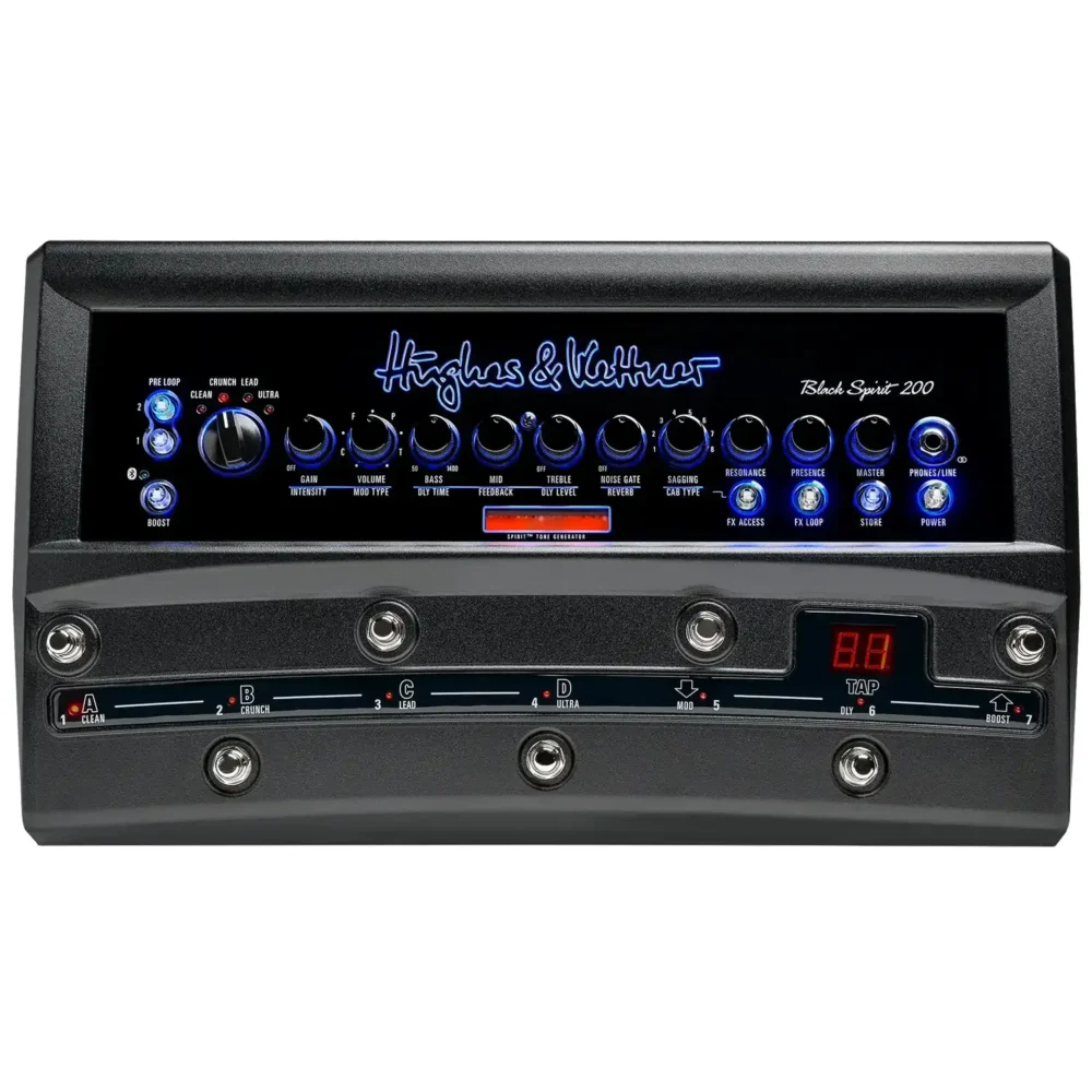 Black Spirit 200 Floor, Hughes & Kettner pojačalo, podno pojačalo, gitarski procesor, analogno pojačalo 200W, Red Box AE, Artist d.o.o. Prodaja u Artist d.o.o. prodavnicama Banja Luka, Sarajevo.