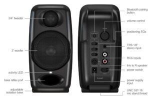 IK Multimedia iLoud Micro Monitors, studijski monitori, prenosni zvučnici, bluetooth monitori, aktivni zvučnici, DSP zvučnici, Prodaja u Artist d.o.o. prodavnicama Banja Luka, Sarajevo.