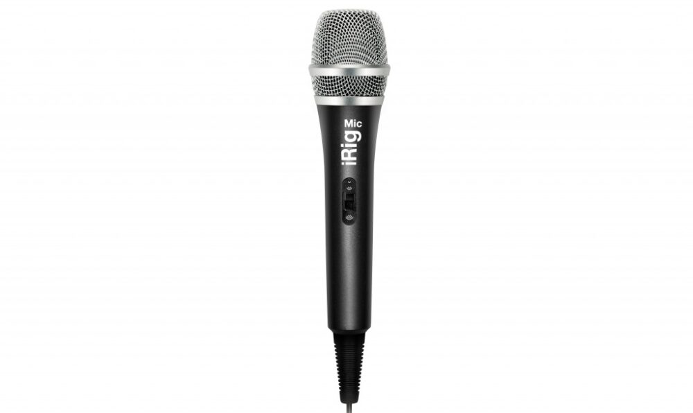 IK Multimedia iRig Mic kardioidni ručni mikrofon za iOS i Android uređaje, sa monitoringom uživo i tri nivoa pojačanja, prodaja Artist d.o.o. Banja Luka, Sarajevo.