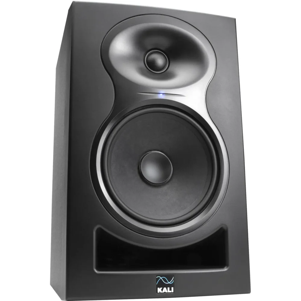 Kali Audio LP-6 V2 crni studijski monitor s prednjim portom i jasno istaknutim visokotoncem i niskotoncem – Prodaja Artist d.o.o. Banja Luka, Sarajevo.
