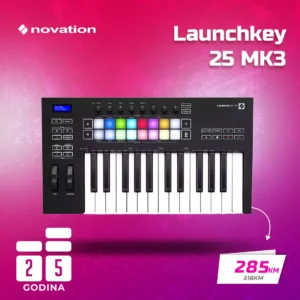 Novation Launchkey 25 MK3 MIDI klavijatura kontroler