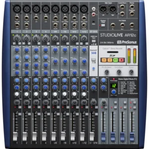 PreSonus StudioLive AR12c USB-C 14-kanalni mikser za studio, live i snimanje sa XMAX preampima. Prodaja Artist d.o.o. Banja Luka, Sarajevo