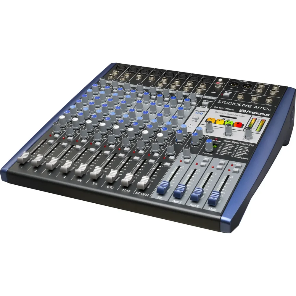 PreSonus StudioLive AR12c USB-C 14-kanalni mikser za studio, live i snimanje sa XMAX preampima. Prodaja Artist d.o.o. Banja Luka, Sarajevo