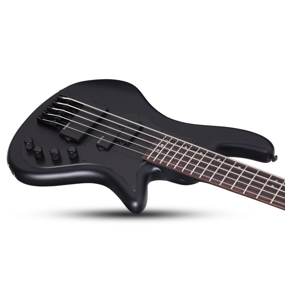 Schecter Stiletto Stealth-5, petožičani bass, aktivni bass, metal bass gitara, Schecter Diamond pickupi, prodaja bass gitara, Artist d.o.o. Prodaja u Artist d.o.o. prodavnicama Banja Luka, Sarajevo.