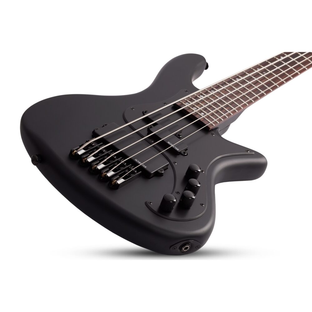 Schecter Stiletto Stealth-5, petožičani bass, aktivni bass, metal bass gitara, Schecter Diamond pickupi, prodaja bass gitara, Artist d.o.o. Prodaja u Artist d.o.o. prodavnicama Banja Luka, Sarajevo.