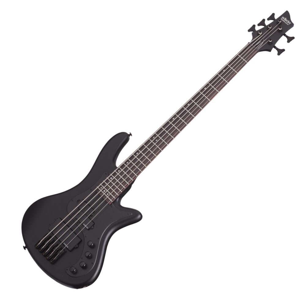 Schecter Stiletto Stealth-5, petožičani bass, aktivni bass, metal bass gitara, Schecter Diamond pickupi, prodaja bass gitara, Artist d.o.o. Prodaja u Artist d.o.o. prodavnicama Banja Luka, Sarajevo.