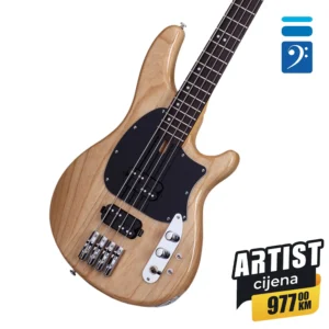 Schecter CV-4 Gloss Natural bass