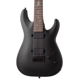 Schecter Damien-7 Satin Black sedmožičana električna gitara