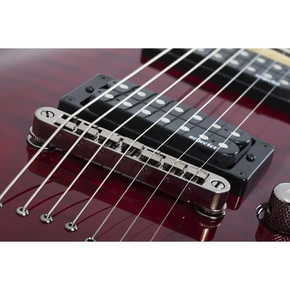 Schecter Omen Extreme-7, sedmožičana gitara, gitara sa 7 žica, Schecter Diamond Plus, mahagonij gitara, See-Thru Black, metal gitara. Prodaja u Artist d.o.o. prodavnicama Banja Luka, Sarajevo.