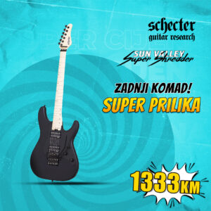 Schecter Valley Super Shredder FR Satin Black